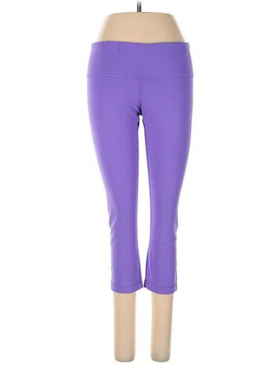 Pre-owned Lululemon Athletica Active Pants In Purple