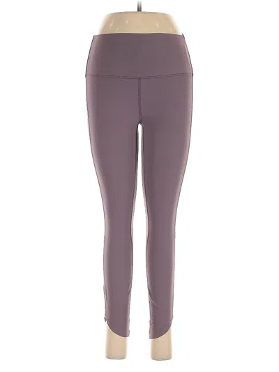 Pre-owned Lululemon Athletica Active Pants In Purple