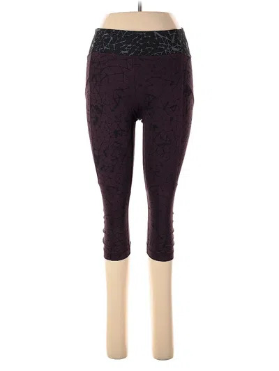 Pre-owned Lululemon Athletica Active Pants In Purple