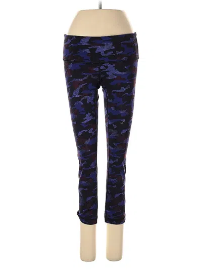 Pre-owned Lululemon Athletica Active Pants In Purple