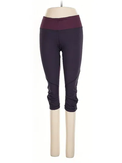 Pre-owned Lululemon Athletica Active Pants In Purple