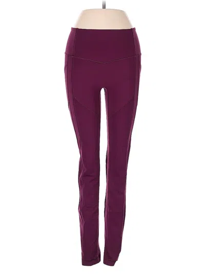 Pre-owned Lululemon Athletica Active Pants In Purple