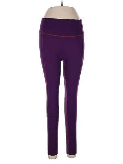 Pre-owned Lululemon Athletica Active Pants In Purple