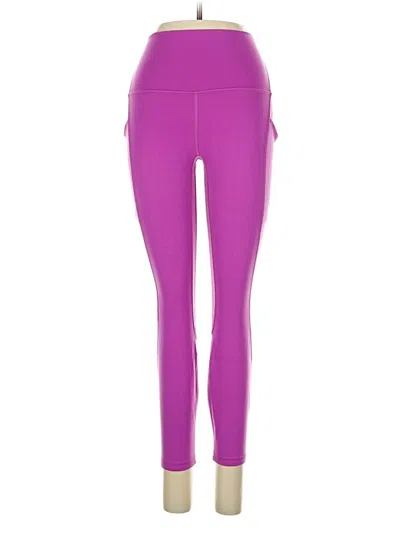 Pre-owned Lululemon Athletica Active Pants In Purple