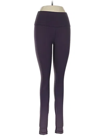 Pre-owned Lululemon Athletica Active Pants In Purple