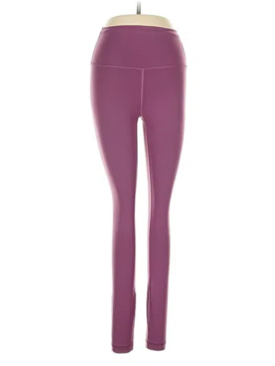 Pre-owned Lululemon Athletica Active Pants In Purple