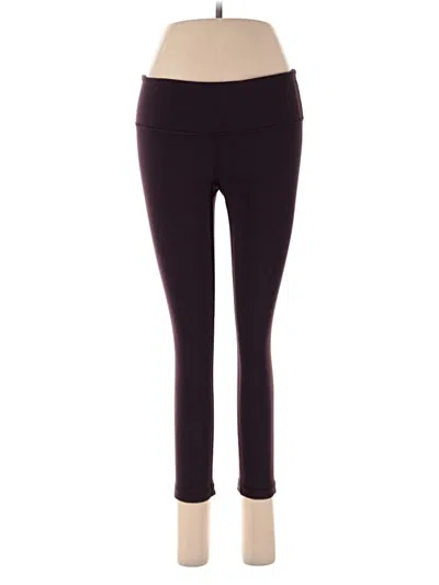 Pre-owned Lululemon Athletica Active Pants In Purple