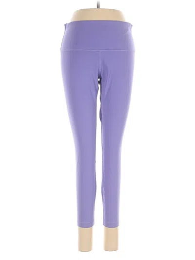 Pre-owned Lululemon Athletica Active Pants In Purple