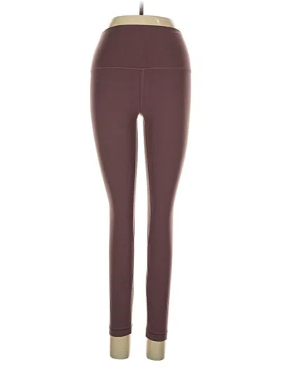 Pre-owned Lululemon Athletica Active Pants In Purple