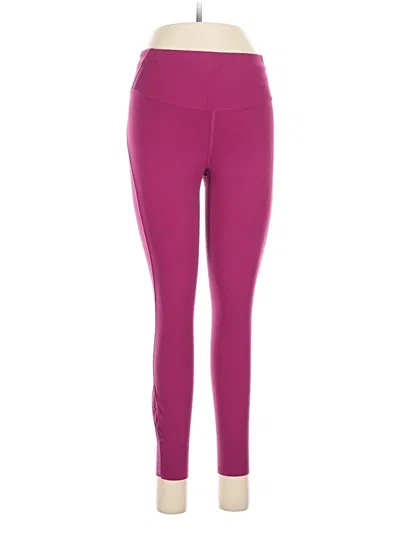 Pre-owned Lululemon Athletica Active Pants In Purple