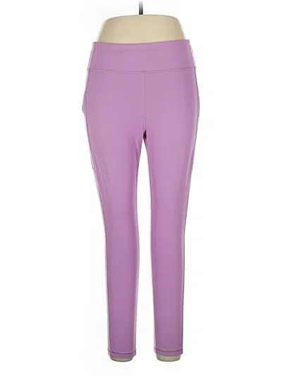 Pre-owned Lululemon Athletica Active Pants In Purple