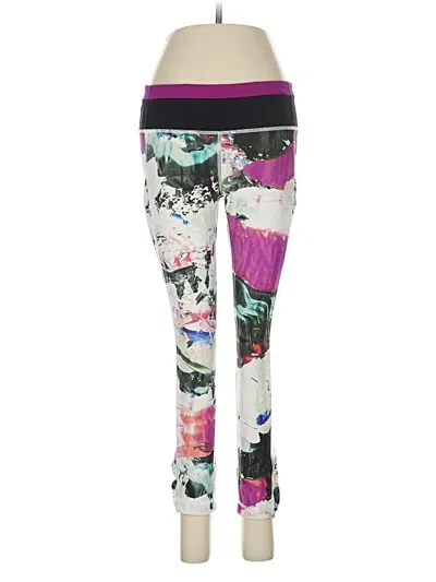 Pre-owned Lululemon Athletica Active Pants In Purple