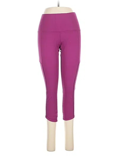 Pre-owned Lululemon Athletica Active Pants In Purple