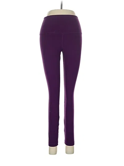 Pre-owned Lululemon Athletica Active Pants In Purple