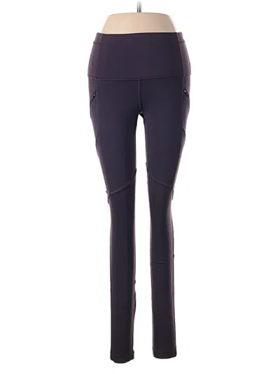 Pre-owned Lululemon Athletica Active Pants In Purple