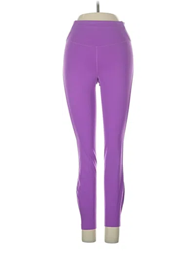 Pre-owned Lululemon Athletica Active Pants In Purple
