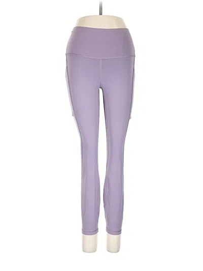 Pre-owned Lululemon Athletica Active Pants In Purple