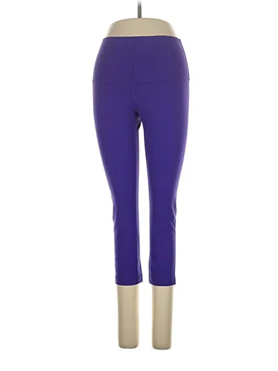 Pre-owned Lululemon Athletica Active Pants In Purple