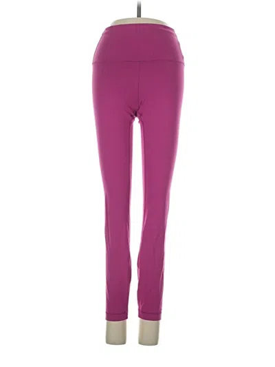 Pre-owned Lululemon Athletica Active Pants In Purple