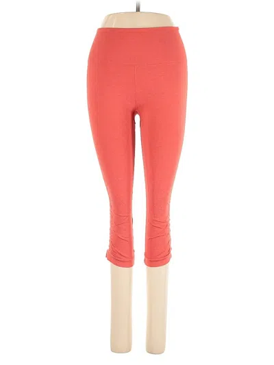 Pre-owned Lululemon Athletica Active Pants In Red