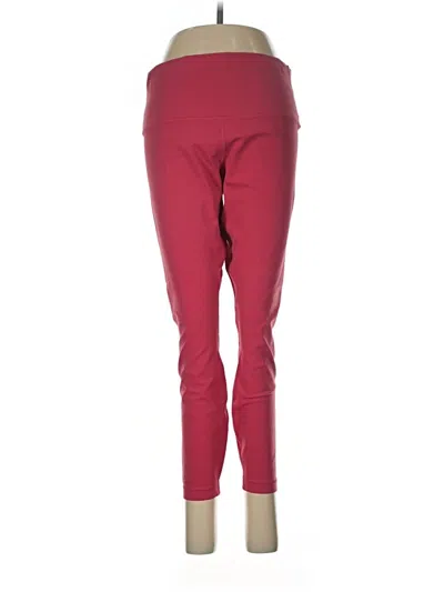 Pre-owned Lululemon Athletica Active Pants In Red
