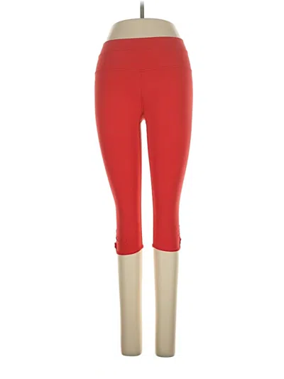 Pre-owned Lululemon Athletica Active Pants In Red