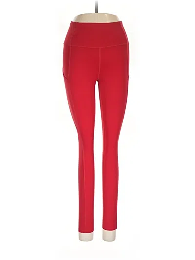 Pre-owned Lululemon Athletica Active Pants In Red