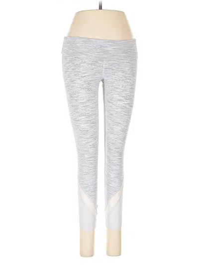Pre-owned Lululemon Athletica Active Pants In Silver