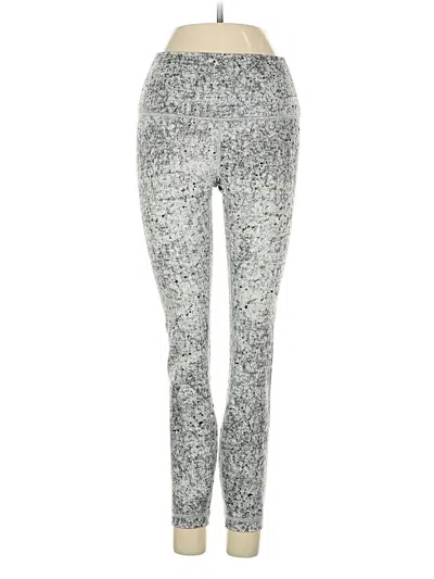 Pre-owned Lululemon Athletica Active Pants In Silver