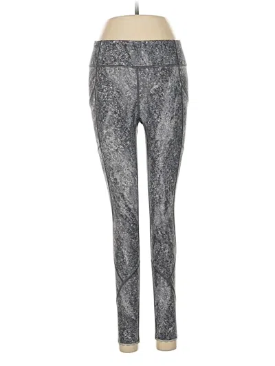 Pre-owned Lululemon Athletica Active Pants In Silver