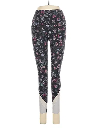 Pre-owned Lululemon Athletica Active Pants In Silver