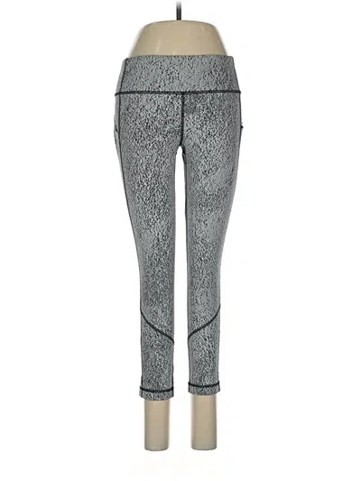 Pre-owned Lululemon Athletica Active Pants In Silver