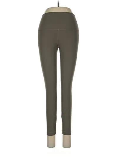 Pre-owned Lululemon Athletica Active Pants In Tan