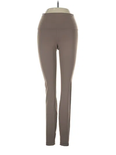 Pre-owned Lululemon Athletica Active Pants In Tan
