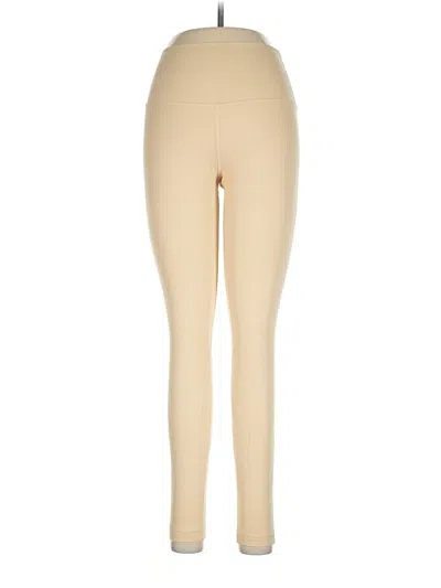 Pre-owned Lululemon Athletica Active Pants In Tan