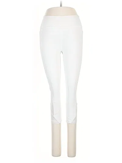 Pre-owned Lululemon Athletica Active Pants In White