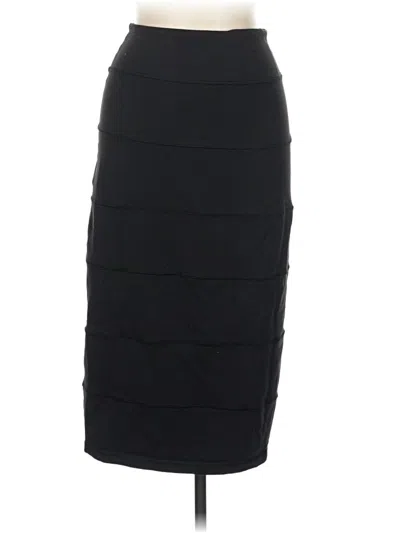 Pre-owned Lululemon Athletica Active Skirt In Black