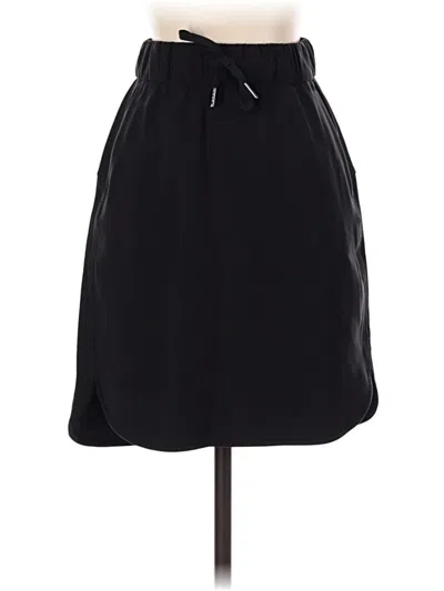 Pre-owned Lululemon Athletica Active Skirt In Black