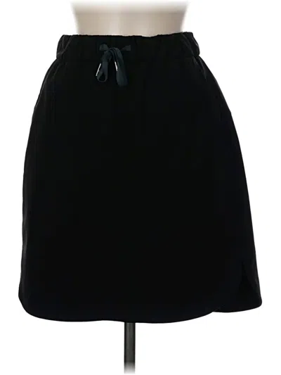 Pre-owned Lululemon Athletica Active Skirt In Black