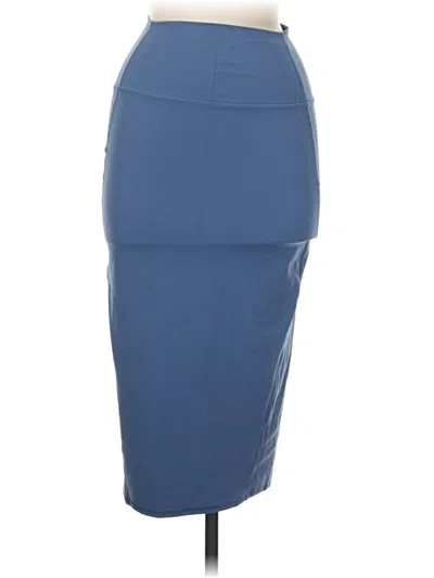 Pre-owned Lululemon Athletica Active Skirt In Blue