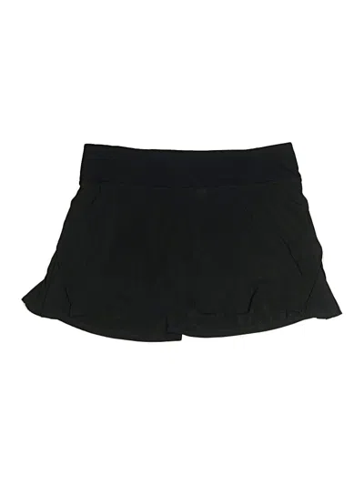 Pre-owned Lululemon Athletica Active Skort In Black