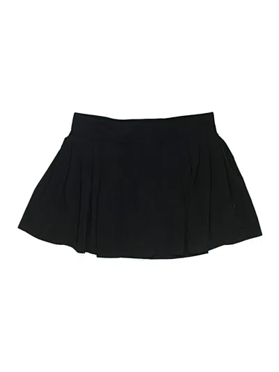 Pre-owned Lululemon Athletica Active Skort In Black