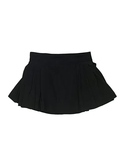 Pre-owned Lululemon Athletica Active Skort In Black