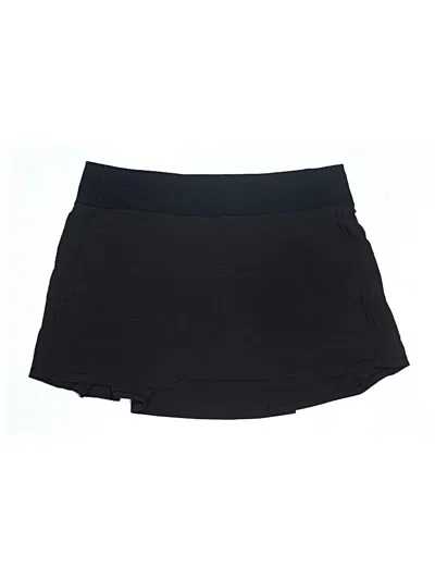 Pre-owned Lululemon Athletica Active Skort In Black