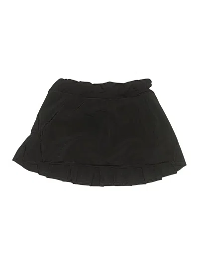 Pre-owned Lululemon Athletica Active Skort In Black