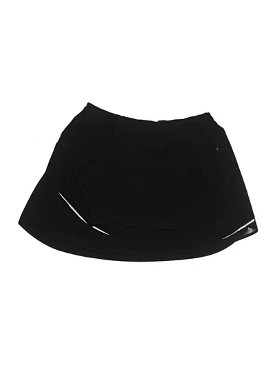 Pre-owned Lululemon Athletica Active Skort In Black
