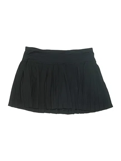 Pre-owned Lululemon Athletica Active Skort In Black