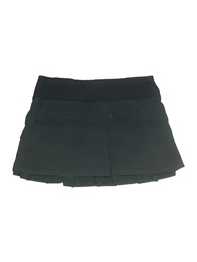 Pre-owned Lululemon Athletica Active Skort In Black