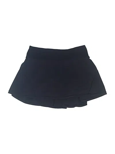 Pre-owned Lululemon Athletica Active Skort In Black
