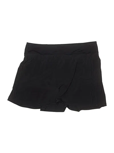 Pre-owned Lululemon Athletica Active Skort In Black